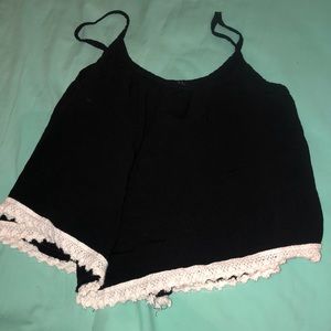 black crop top
